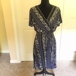 Women’s 14 Loft A Line Floral Dress